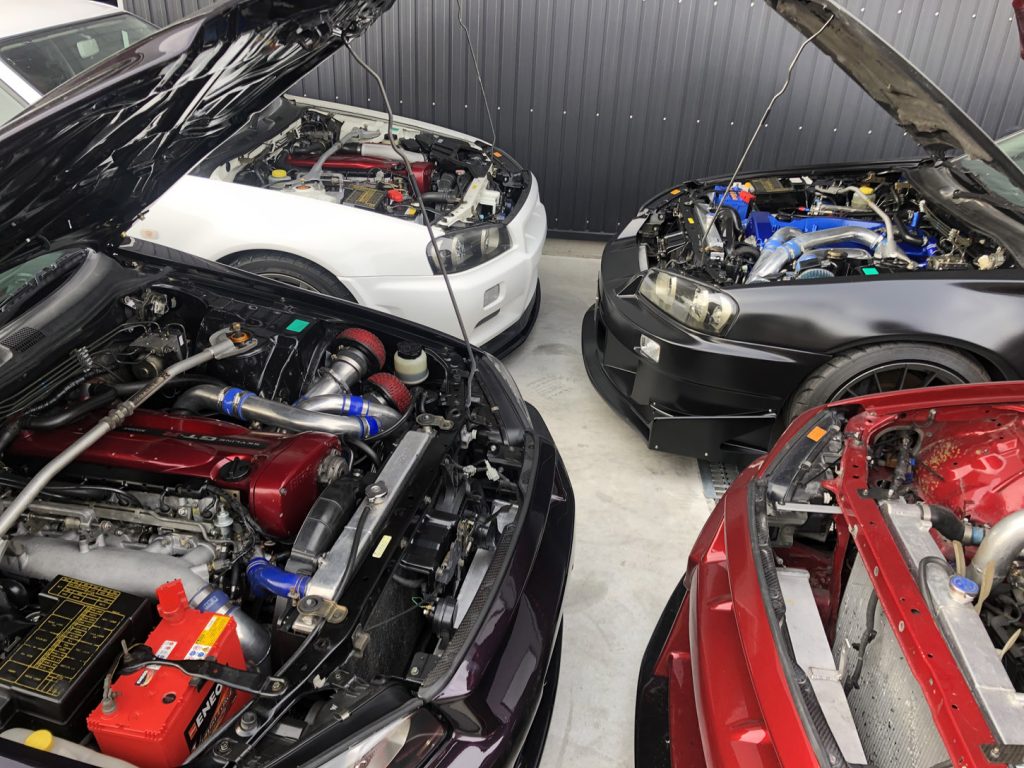 BNR34 ER34用 RB26/RB25用アンダーパネル＋リップセット フロント