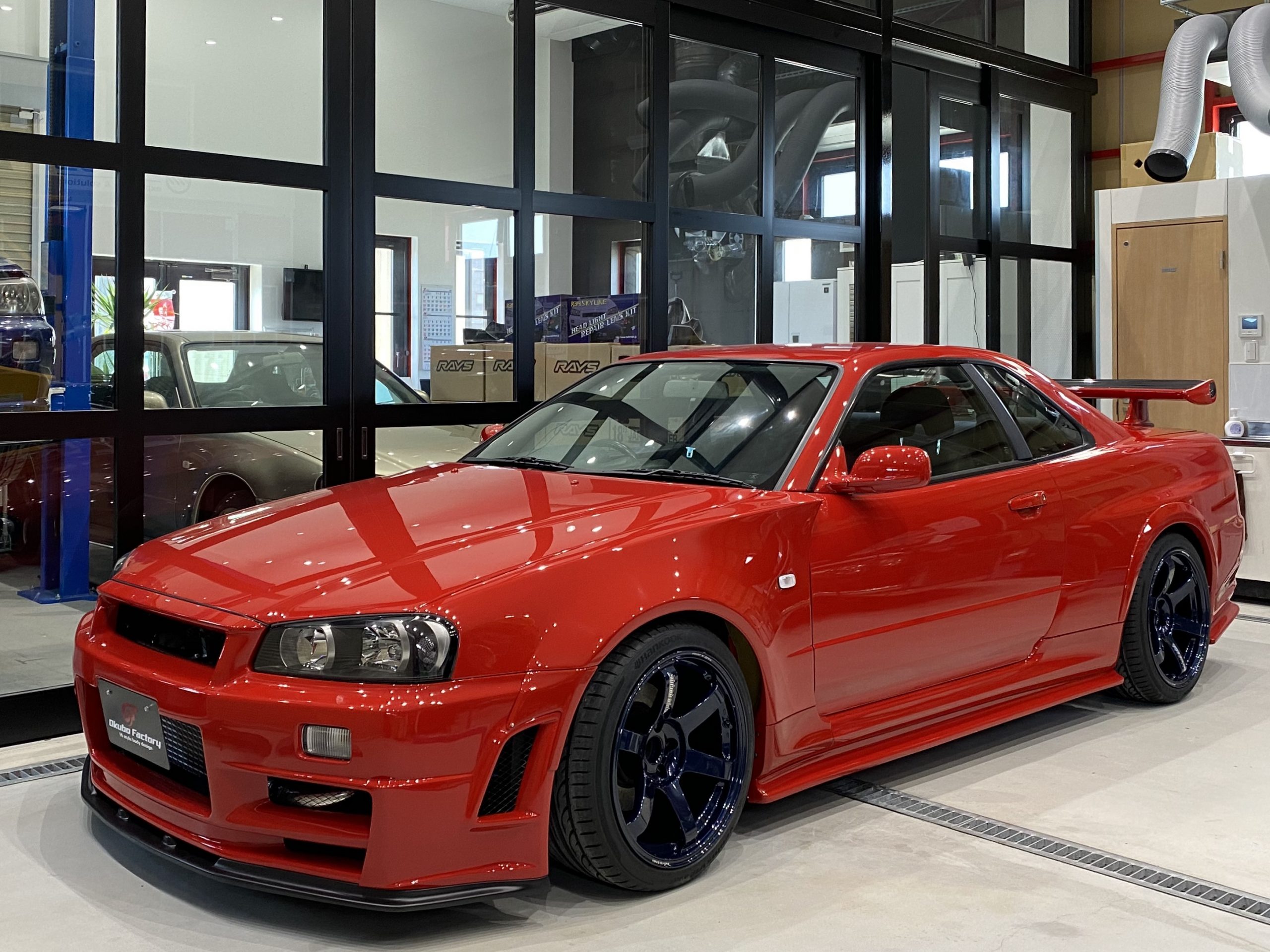 スカイライン R34 純正 ボンネット HR34 ER34 ENR34 - 車のパーツ